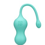 ROMP - CELLO VIBRATORE MULTIFUNZIONE A UOVO TURCHESE CON TELECOMANDO